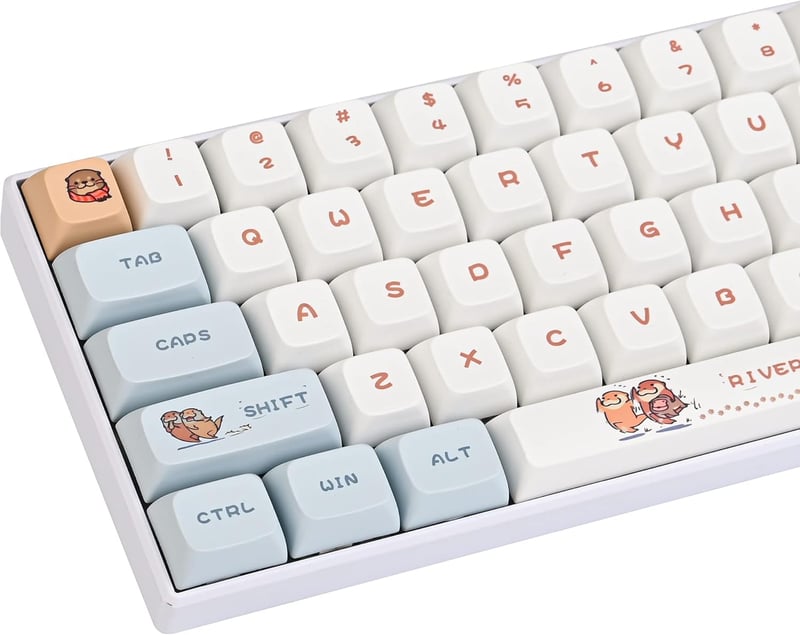SOLIDEE PBT Vidra Mintás Gamer Billentyűzet Sapkák 60% Mechanikus Billentyűzethez