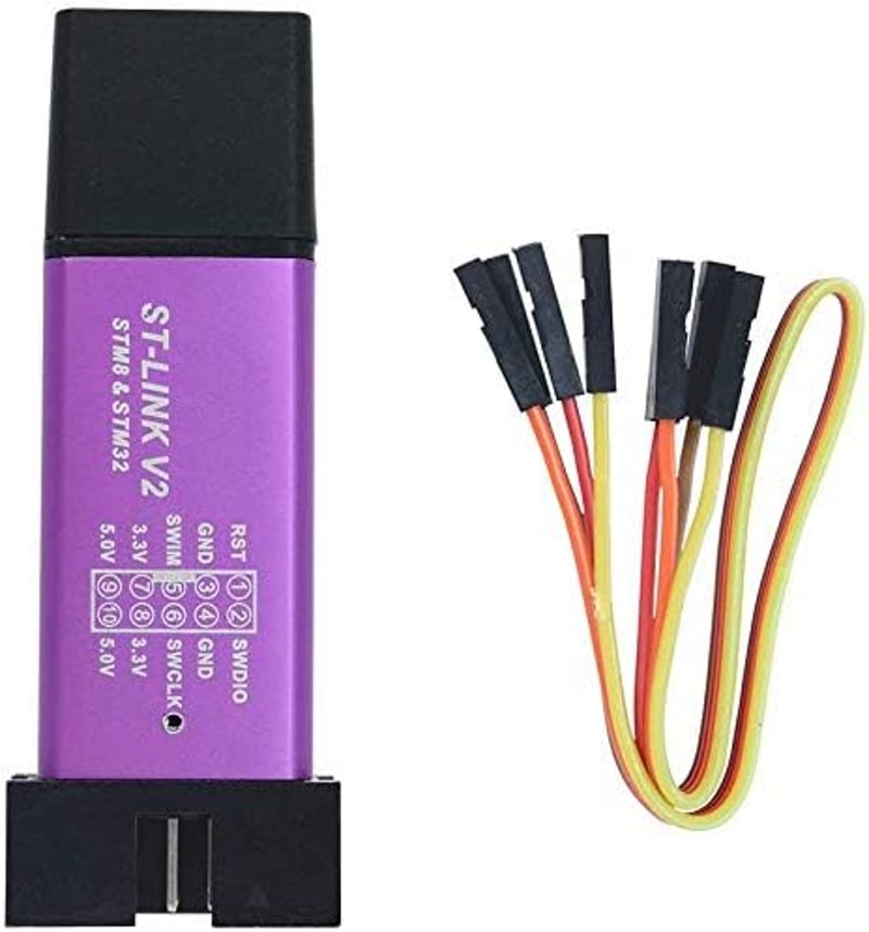 STM8/STM32 Programozó - ICQUANZX ST-Link V2 Mini Emulátor (Véletlenszerű szín)