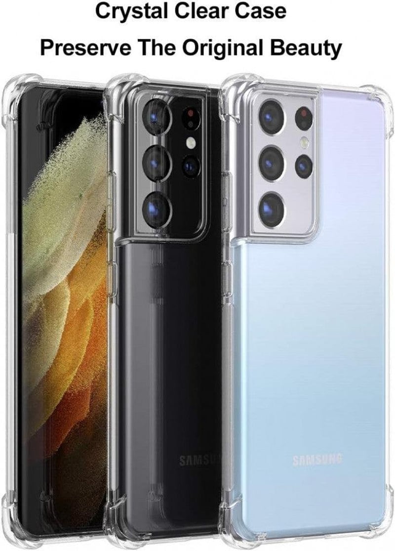Samsung Galaxy S21 Ultra 5G átlátszó védőtok - Ütésálló, vékony és puha
