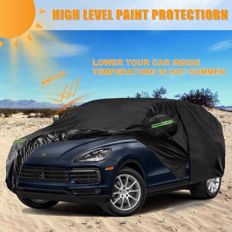 Waterproof Car Cover Compatible with 718 Boxster/Cayman 986/987/981/982 Base/S/T/GTS 4.0/GT4/GT4 RS 1996-2022, All-Weather Car Covers with Zip