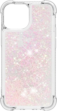 iPhone 13 Pro Max Áttetsző Szilikon Tok Csillogó Csillagmintával Lányoknak 2