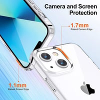 iPhone 13 Átlátszó Védőtok - Ütésálló Szilikon Borítás 4