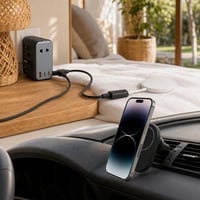 MagSafe putni set za punjenje: 1x USB-C produžni kabel + 1x PD adapter + 1x magnetski auto punjač 1