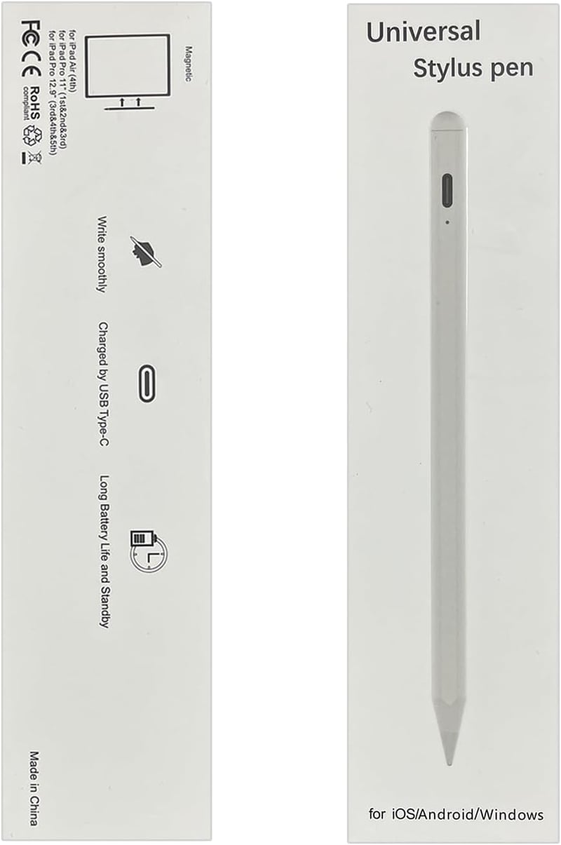 Kenkor mágneses érintőceruza 1,5 mm-es heggyel - iPad, iPhone és Android készülékekhez (fekete)
