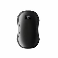 Încălzitor de mâini magnetic N26 2 în 1 cu afișaj LCD, încărcare USB, portabil, pentru iarnă, negru, utilizat, 1 buc. 1