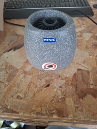 WENKO Pion WC-kefe tartóval, természetes kő hatású prémium kerámia, cserélhető — hiányzó WC-kefenyél (állapot: lásd a 2. képet) 3