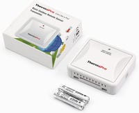 ThermoPro TX-2C Kültéri Hőmérséklet Érzékelő - TP200C/TP60C/TP65C Modellekhez - 150m Hatótávolság - IPX4 Vízálló - Falra Szerelhető - Fehér 6