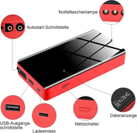 GOLDGE 8000mAh Autós Bikázó Powerbank LED Lámpával, 600A Csúcsárammal 3
