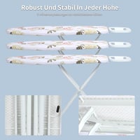 Állítható Magasságú Vasalódeszka Gőzölős Vasaláshoz - Fém Hálós Felület, Szerelést Nem Igényel, 30x110 cm 2