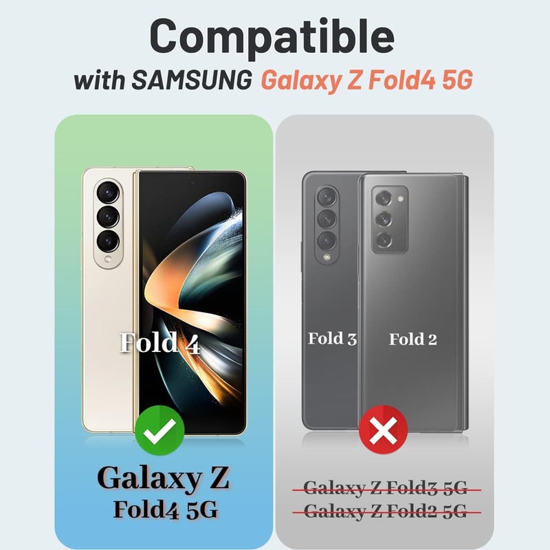 Samsung Galaxy Z Fold 4 5G OCASE bőrtok S Pen tartóval, RFID védelemmel - Fekete