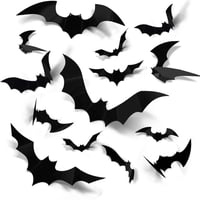 Halloween Dekor Szett: Szellemek, Denevérek, Töklámpás Zászlóval 9