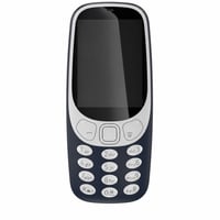 Mobilný telefón Nokia 3310 2G Dual SIM, modrý, 2,4-palcový farebný displej, 2 MP fotoaparát s LED bleskom — bez batérie (stav: pozri 2. obrázok) 1