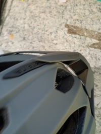 Cască ciclism MTB Alpina Carapax 2.0, Coffee-Grey Matt, circumferință cap 52-57 cm — cozoroc slăbit (stare: vezi poza 2) 2