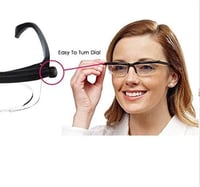 LJFYXZ Állítható Dioptriás Szemüveg -6D és +3D Között - HD Fáradtságcsökkentő Lencsék Férfiaknak és Nőknek - Kézi Fókuszállítással Olvasásho 3
