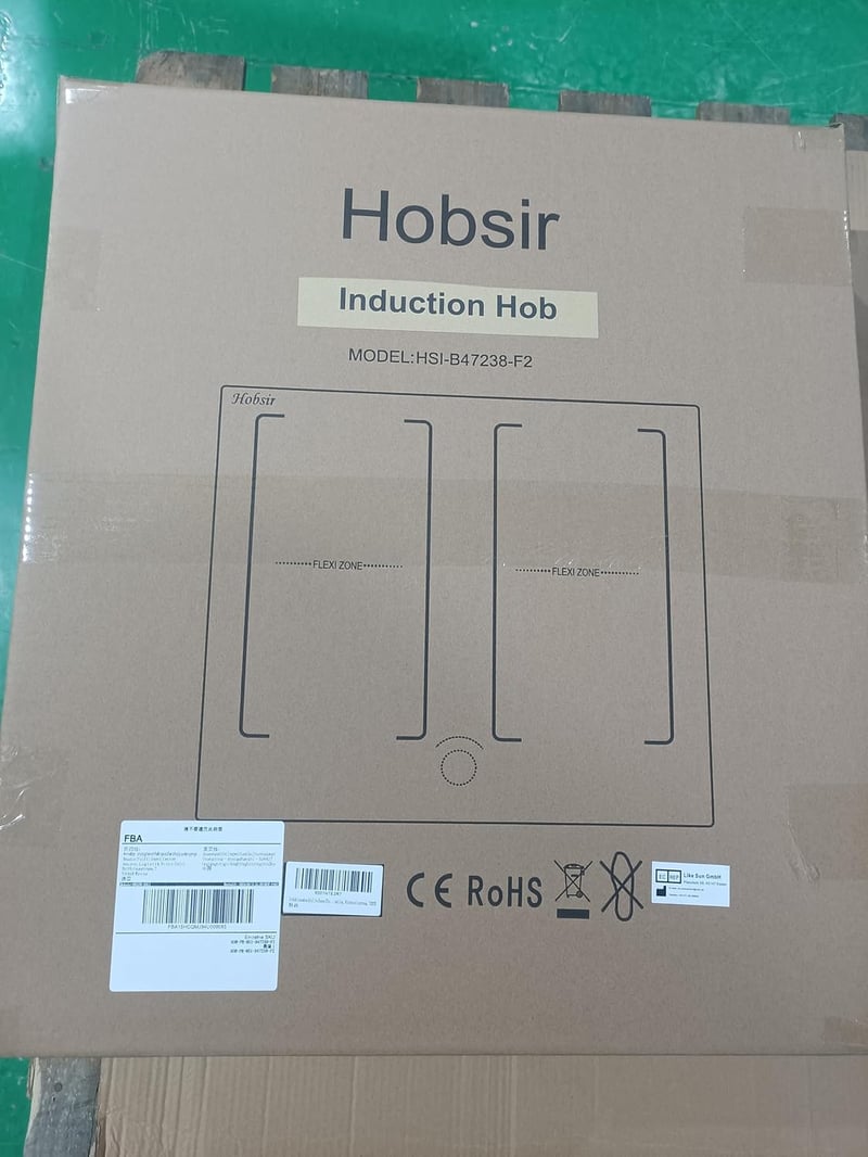 Hobsir 60 cm-es beépíthető indukciós főzőlap 4 zónával, flex zónával és gyerekzárral
