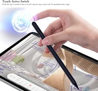 Apple iPad Érintőceruza - Kompatibilis 10-6. Generációs iPad, Air és Pro Modellekhez, Tenyértámasz Funkcióval, 5 Cserélhető Heggyel 3
