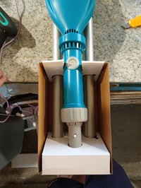 Akumulátorový bazénový vysávač Bestway AquaTech, 150 cm, tyrkysovo-sivý, 0,9-litrová nádoba, na čistenie bazénov a víriviek 3