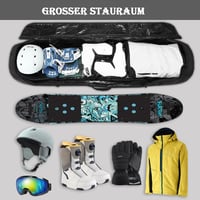 BlesMaller Párnázott Snowboard Táska 165 cm-es Sílécekhez - Taktikai Sízsák 3 Rekesszel Snowboard, Sícipő és Felszerelés Szállításához 5