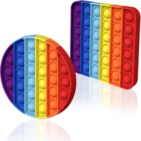 HOUT® Szivárvány Pattintós Stresszoldó Játék 2db - Autizmus Segítő Fidget Szett 1