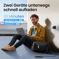 INIU 65W GaN II USB-C gyorstöltő, 2 portos, MacBook, iPhone, Galaxy kompatibilis 2