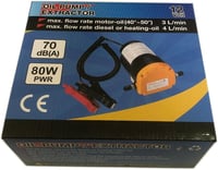 LEMOTO 12V 80W Dízel és Olaj Szivattyú, Elektromos Üzemanyag Átszivattyúzó Pumpa Olajcseréhez 6