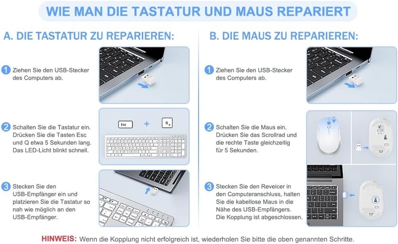 Seenda Vezeték nélküli Billentyűzet és Egér Szett, Ultravékony, Csendes, Ergonomikus