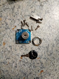 Încuietoare pentru mobilier TopHomer, cilindru 22mm/32mm, încuietoare cu cheie pentru sertar, ușă de vitrină, cutie poștală — 1 cheie lipsă (stare: vezi a 2-a fotografie) 2