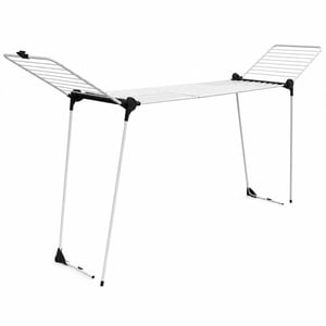 Vileda Infinity Flex Plus rozkladací sušiak na bielizeň 200 cm, 30 m – poškodený, čiastočne funkčný: odlomený rohový diel a tyč (stav: pozri 2. obrázok)