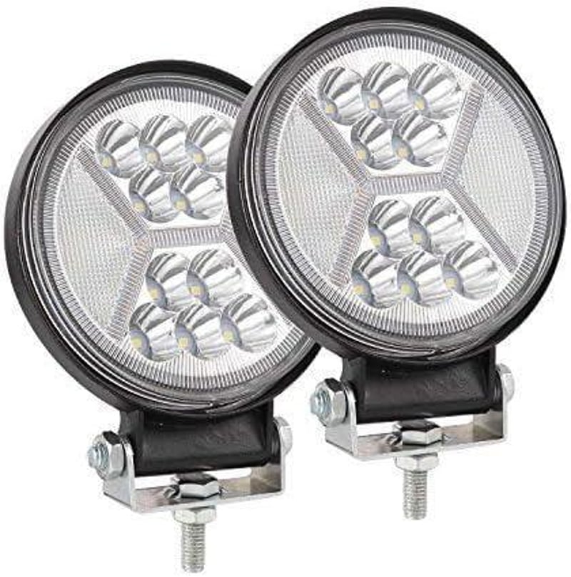 Erős 12W-os LED fényszórópár autóba, hideg-meleg fénnyel, hosszú élettartammal