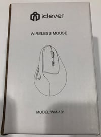 iClever Ergonomikus Vezeték Nélküli Egér 2.4G Vertikális 6 Gomb 2400 DPI 7