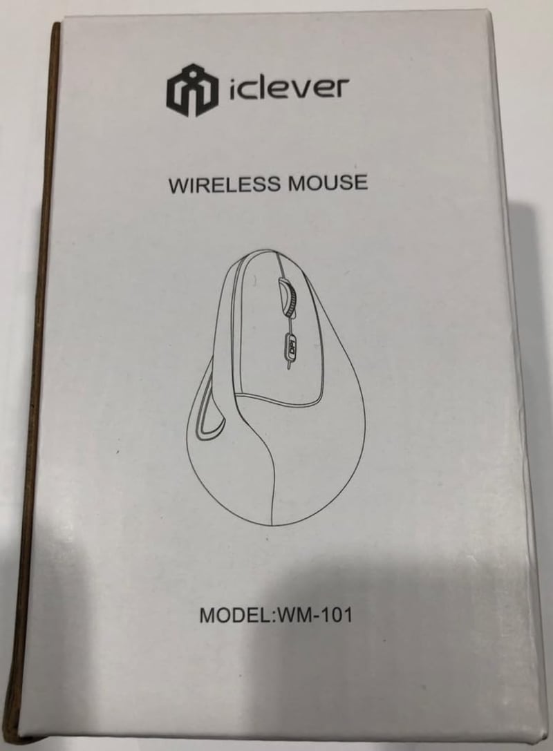 iClever Ergonomikus Vezeték Nélküli Egér 2.4G Vertikális 6 Gomb 2400 DPI