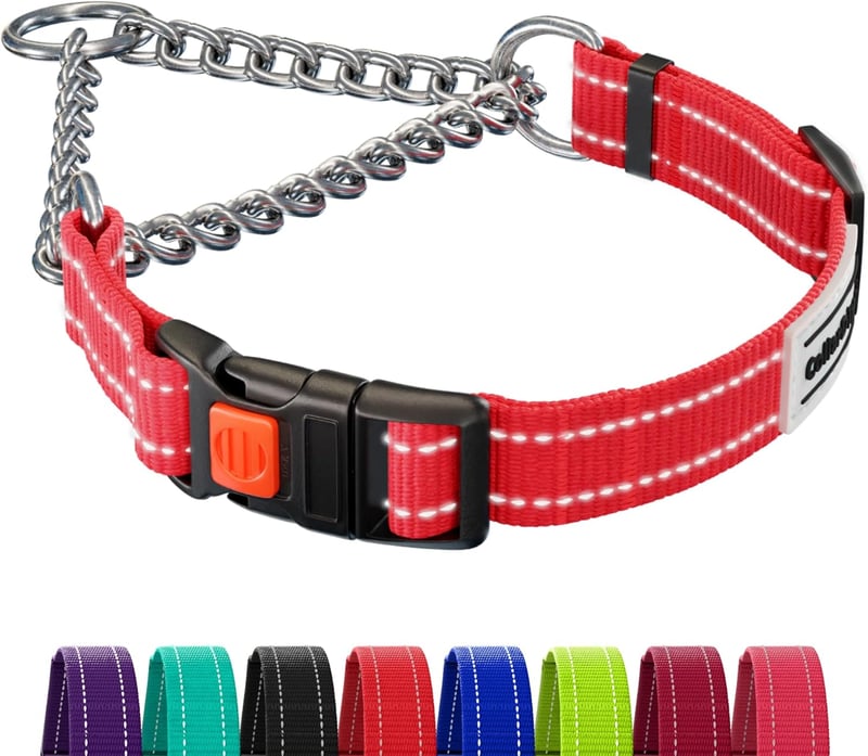 CollarDirect Állítható Martingale Kutyanyakörv Reflektív Szíjjal és Fogantyúval