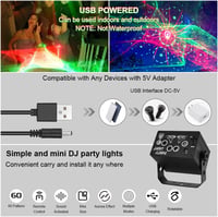 URAQT RGB Diszkófény 60 Üzemmóddal, Távirányítóval és Hangvezérléssel 3