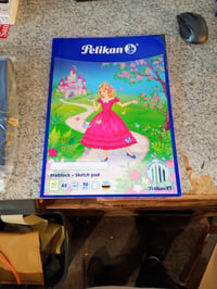 Pelikan blok za crtanje A3, 30 listova bijelog papira, mješoviti motivi, 1 kom – Neispravno: — neispravno, djelomično funkcionalno: ljepljiv kut (stanje: vidi 2. sliku) 3