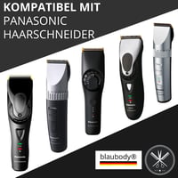 BLAUBODY Hajvágó Fej Panasonic ER1611 ER1512 ER-GP80 ER1510 Hajnyírókhoz - Fém Pótfej Borbélyoknak Tisztítókefével 2