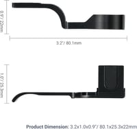 Fujifilm X-T5, X-T4, X-T3 fém hüvelykujjtámasz - JJC markolat javító kiegészítő 6