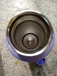 Nerezová termoska so slamkou Super Sparrow FlipFlow, 1 l, fialová – izolovaná – vyskúšaná (stav: pozri 2. obrázok) 2