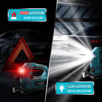 MaxAwe Akkumulátoros Kompresszor Makita 18V kompatibilis - Vezeték Nélküli Pumpa Autókhoz, Motorokhoz, Biciklikhez 5