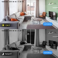 PANAMALAR 1080P WiFi IP Kamera - 350° Forgatható Beltéri Biztonsági Kamera Éjjellátóval, Kétirányú Hanggal, Alexa Támogatással Babafigyelésh 8