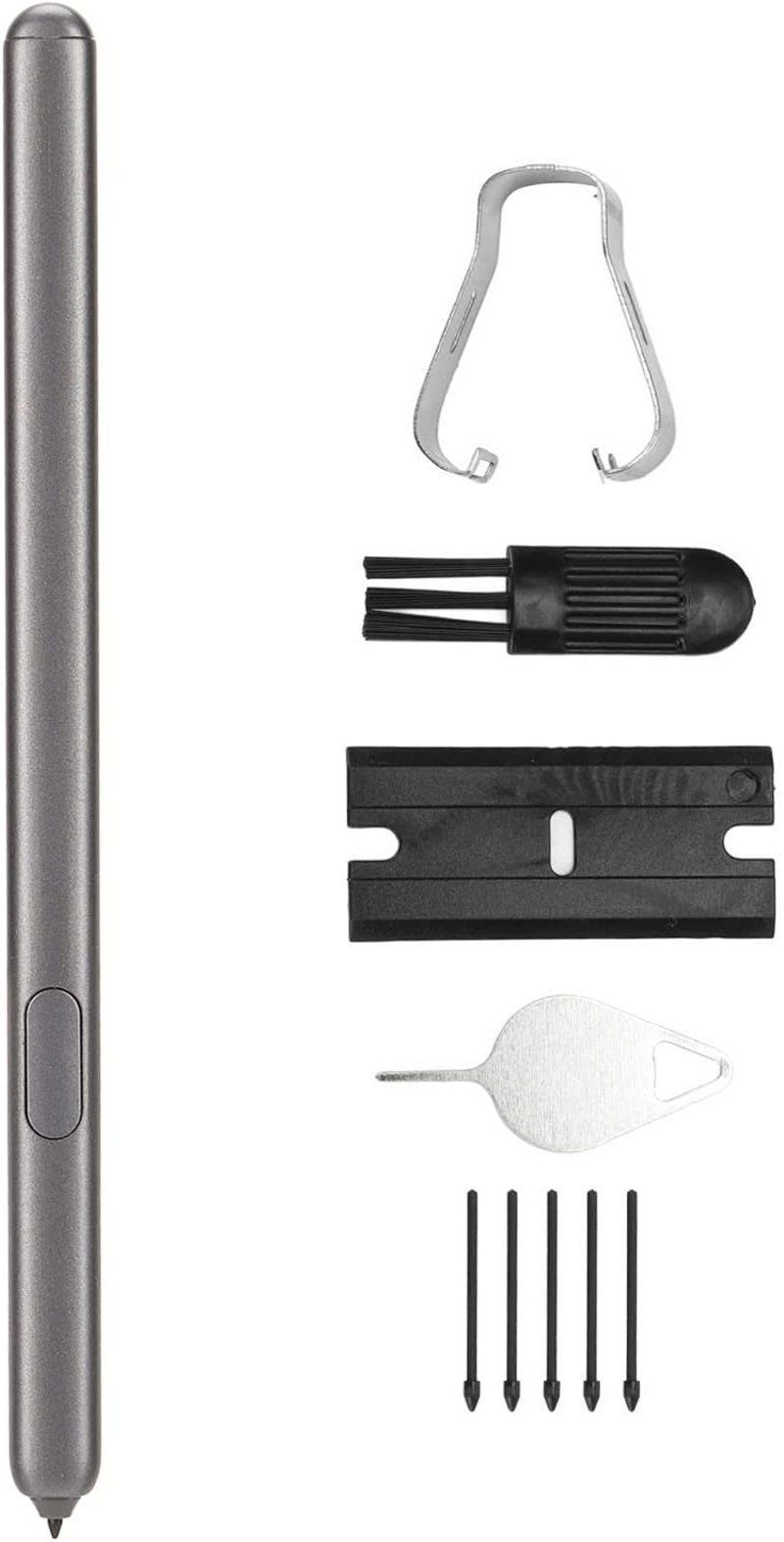 Samsung Galaxy Tab S6 érintőceruza, 5 cserélhető heggyel - VBESTLIFE szürke S Pen