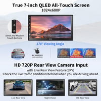 ATOTO A6PF 2DIN 7" QLED Android autórádió – 2GB+32GB, DAB+, Vezeték nélküli CarPlay és Android Auto, GPS, Wi-Fi, Bluetooth 4