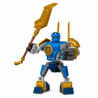 LEGO Ninjago 71805 Jayov bojový robot – Stavebnica nindža bojového robota Jay – Krabica nie je v dobrom stave (stav: pozri 2. obrázok) 1
