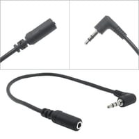 Aux 90 fokos derékszögű 3,5 mm-es hosszabbító kábel szett, 2 db 4
