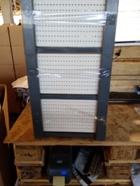 Rotho Country görgős tároló 3 fiókkal rattan mintával, fehér, 3 x A4/18 l, 37,5 x 32,5 x 71,2 — görgők nélkül (állapot: lásd a 2. képet) 3
