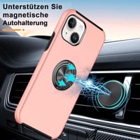 Huawei rózsaszín iPhone 14 tok gyűrűs állvánnyal 5