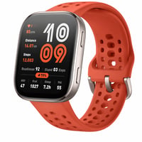 Inteligentné hodinky Amazfit Bip 6, 46 mm, GPS, AMOLED, 14-dňová výdrž batérie – červené – bez nabíjacieho kábla (stav: pozri 2. obrázok) 1