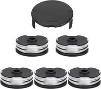 Yweller Pótorsó Szett Parkside LIDL Fűszegélynyíróhoz - 6 db Cserélhető Damil PRT 550 A1/A2/A3/A5/B6 és PRTA 20-Li Modellekhez, 1,6mm x 5m 1