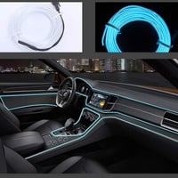 Reyzauyr 5m-es Neon EL USB Kábel - Jégkék Fénykábel Autódekorációhoz és Cosplayhez 3