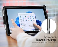 MoKo Microsoft Surface Go 4/3/2 Védőtok Stifttartóval és Kézpánttal - Fekete 7