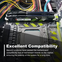 Yongxinsheng DDR3 16GB (2x8GB) 1600MHz PC3-12800 Asztali RAM Memória 4